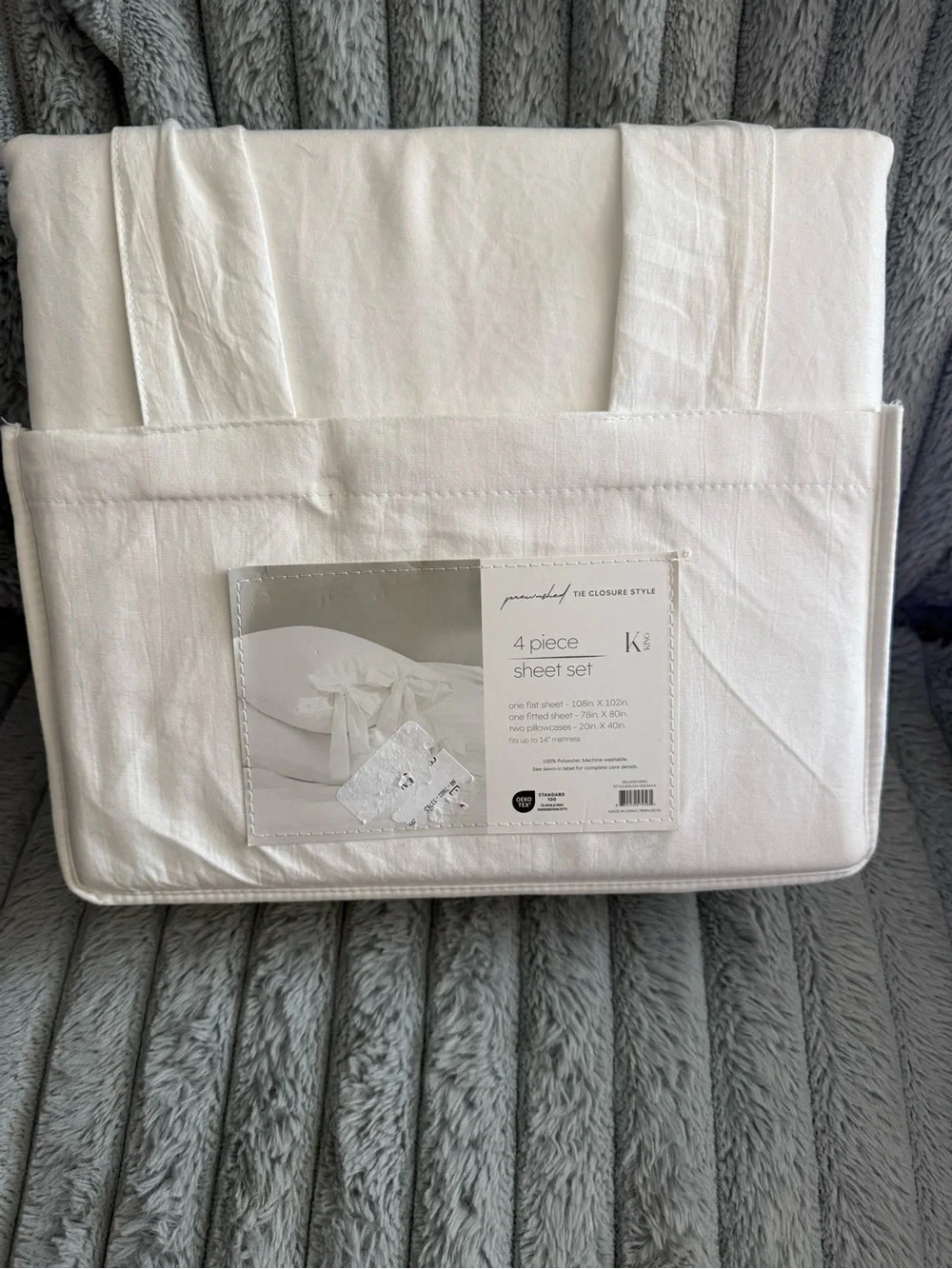Treasured Home King Sheet Set - Super Soft White